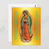 Nuestra Señora de Guadalupe Postkarte (Vorne/Hinten)