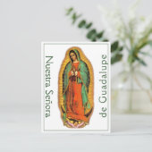 Nuestra Señora de Guadalupe Postkarte (Stehend Vorderseite)