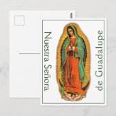 Nuestra Señora de Guadalupe Postkarte (Vorne/Hinten)