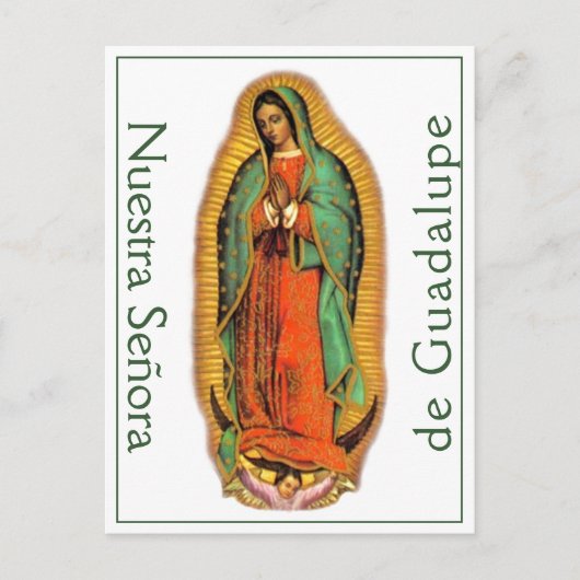 Nuestra Señora de Guadalupe Postkarte (Vorderseite)