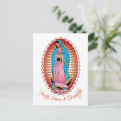 Nuestra Señora de Guadalupe Postkarte (Stehend Vorderseite)