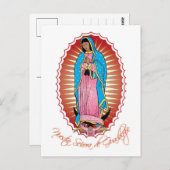 Nuestra Señora de Guadalupe Postkarte (Vorne/Hinten)