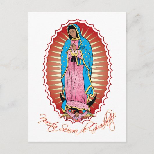 Nuestra Señora de Guadalupe Postkarte (Vorderseite)