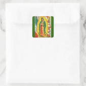 Nuestra Señora de Guadalupe Quadratischer Aufkleber (Tasche)
