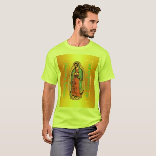 Nuestra Señora de Guadalupe T - Shirt für Sicherhe (Vorne ganz)