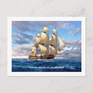 Nuestra Señora de las Mercedes Frigate Postkarten