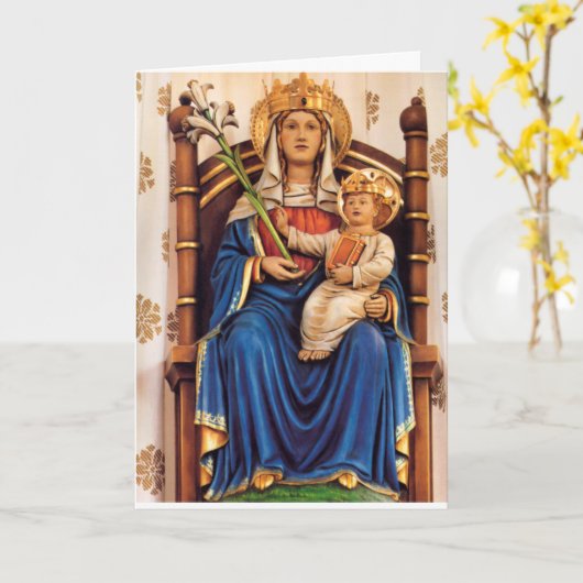 Nuestra Señora de Walsingham Card Karte (Gelbe Blume)