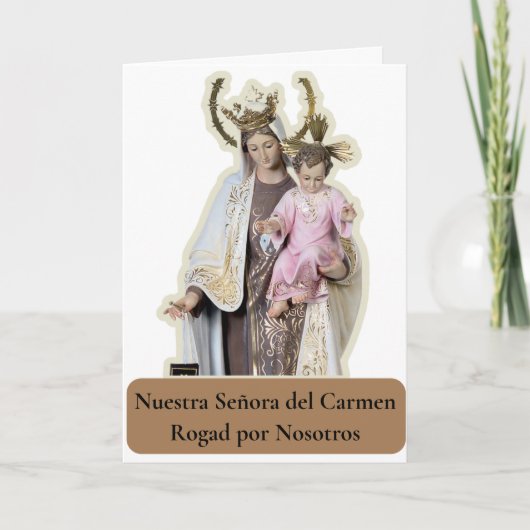 NUESTRA SEÑORA DEL CARMEN Card Karte (Vorderseite)