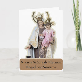 NUESTRA SEÑORA DEL CARMEN Card Karte