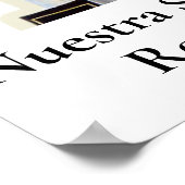 NUESTRA SEÑORA DEL CARMEN Card Poster (Ecke)