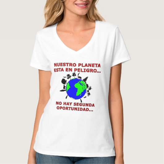 NUESTRO PLANETA T-Shirt (Vorderseite)