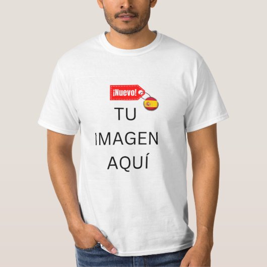 ¡NUEVA! Camiseta - Blanca - Personalizar T-Shirt (Vorderseite)