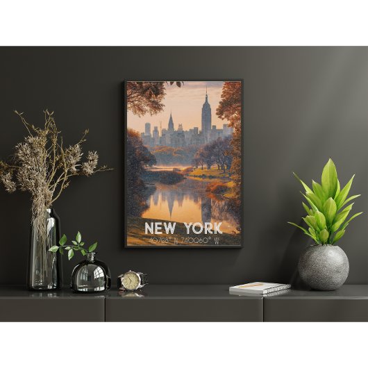 Nueva York: La Gran Manzana - Naturaleza y Skyline Poster