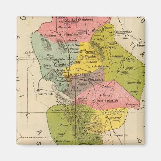 Nuevo Leon, Mexiko Magnet (Vorne)