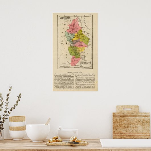 Nuevo Leon, Mexiko Poster (Küche)