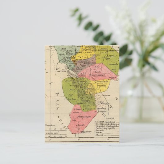 Nuevo Leon, Mexiko Postkarte (Stehend Vorderseite)