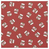 Nufella Chocolate Spread Pattern Stoff (Nahaufnahme)