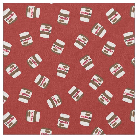 Nufella Chocolate Spread Pattern Stoff (Nahaufnahme)