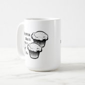 Nuffin, dass ein Muffin keine Kaffee-Tasse reparie Kaffeetasse (Vorderseite Links)