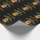 Nug Life Funny Chicken Nuggets Geschenkpapier (Ecke)