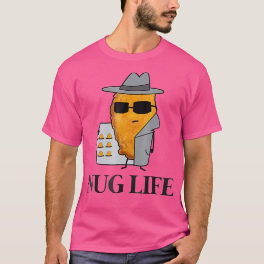 Nug Life T-Shirt Chicken Nugget Tshirt für Men Kid (Vorderseite)