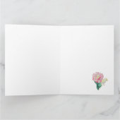 Nugget Baby Easter Chick and Tulip Karte (Innenseite)