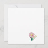 Nugget Baby Easter Chick and Tulip Karte (Rückseite)