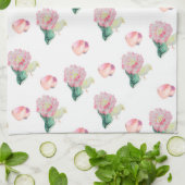 Nugget Baby Easter Chick and Tulip Kitchen Towel Geschirrtuch (Gefaltet)