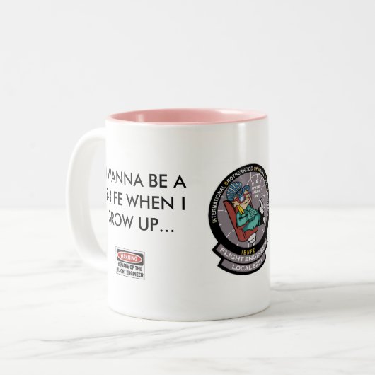 Nugget F.E.-Tasse 1 Zweifarbige Tasse (Vorderseite Links)