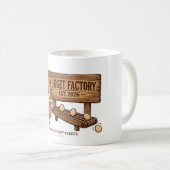 Nugget-Fabrik Lustiger Hühnerhalter Kaffeetasse (VorderseiteRechts)
