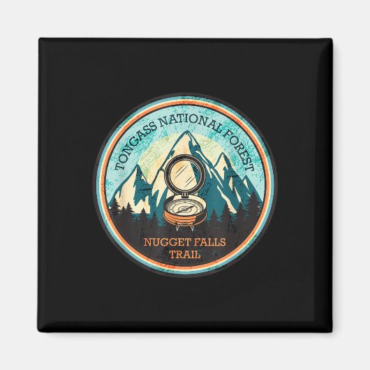 Nugget Falls Wanderweg in Alaska Magnet (Vorne)