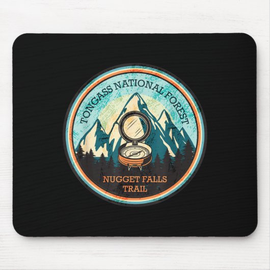 Nugget Falls Wanderweg in Alaska Mousepad (Vorne)