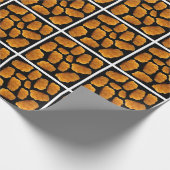 Nugget-Hühnermuster Geschenkpapier (Ecke)