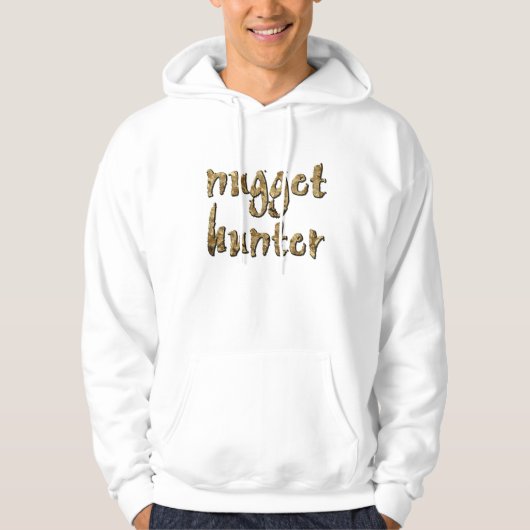 Nugget-Jäger-Gold, das Verschieben HOODIE (Vorderseite)