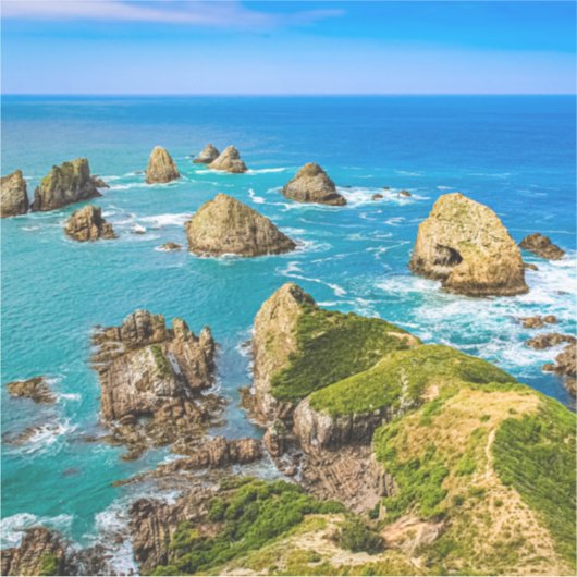 Nugget Point Inseln, Neuseeland Aufkleber (Vorderseite)