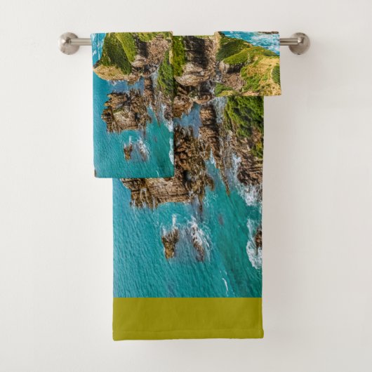 Nugget Point Inseln, Neuseeland Badhandtuch Set (Insitu)