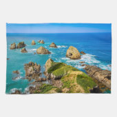 Nugget Point Inseln, Neuseeland Geschirrtuch (Horizontal)