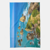 Nugget Point Inseln, Neuseeland Geschirrtuch (Vertikal)