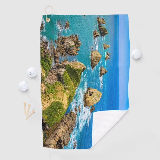 Nugget Point Inseln, Neuseeland Golfhandtuch (Insitu)