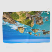 Nugget Point Inseln, Neuseeland Golfhandtuch (Horizontal)