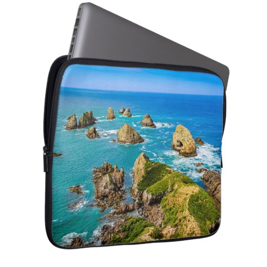 Nugget Point Inseln, Neuseeland Laptopschutzhülle (Vorne Rechts)