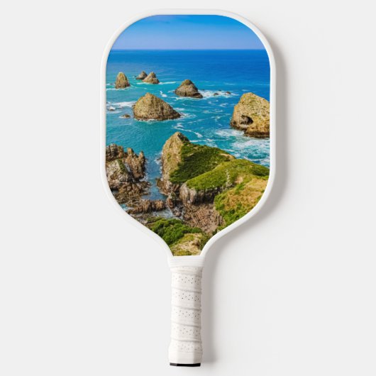 Nugget Point Inseln, Neuseeland Pickleball Schläger (Rückseite)