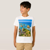 Nugget Point Inseln, Neuseeland T-Shirt (Vorne ganz)