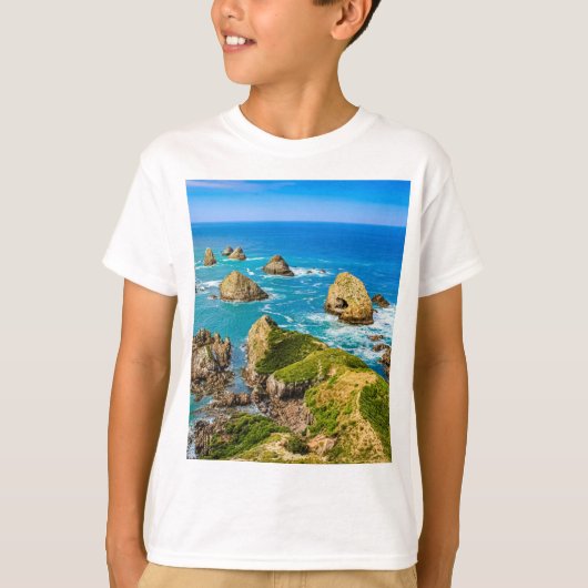 Nugget Point Inseln, Neuseeland T-Shirt (Vorderseite)