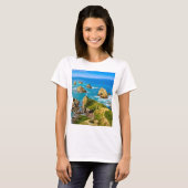 Nugget Point Inseln, Neuseeland T-Shirt (Vorne ganz)