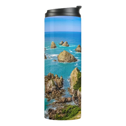Nugget Point Inseln, Neuseeland Thermosbecher (Nach links gedreht)