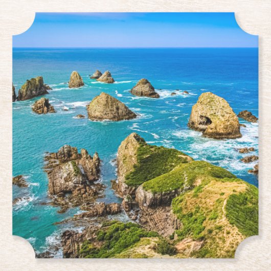 Nugget Point Inseln, Neuseeland Untersetzer (Vorderseite)
