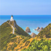 Nugget Point Leuchtturm, Neuseeland Aufkleber (Vorderseite)