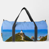 Nugget Point Leuchtturm, Neuseeland Duffle Bag (Vorderseite)