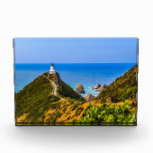 Nugget Point Leuchtturm, Neuseeland Fotoblock (Vorderseite)